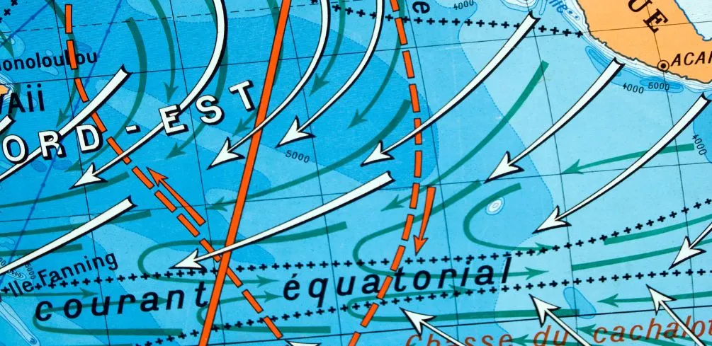 Different Ocean Currents Affect Navigation