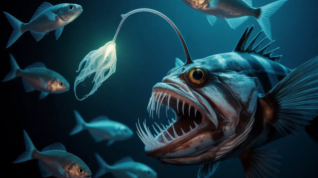 anglerfish ambush feeding strategy