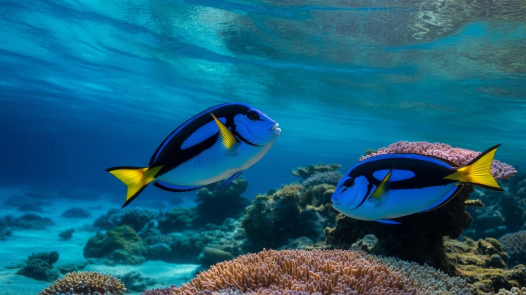 blue tangs ecological roles