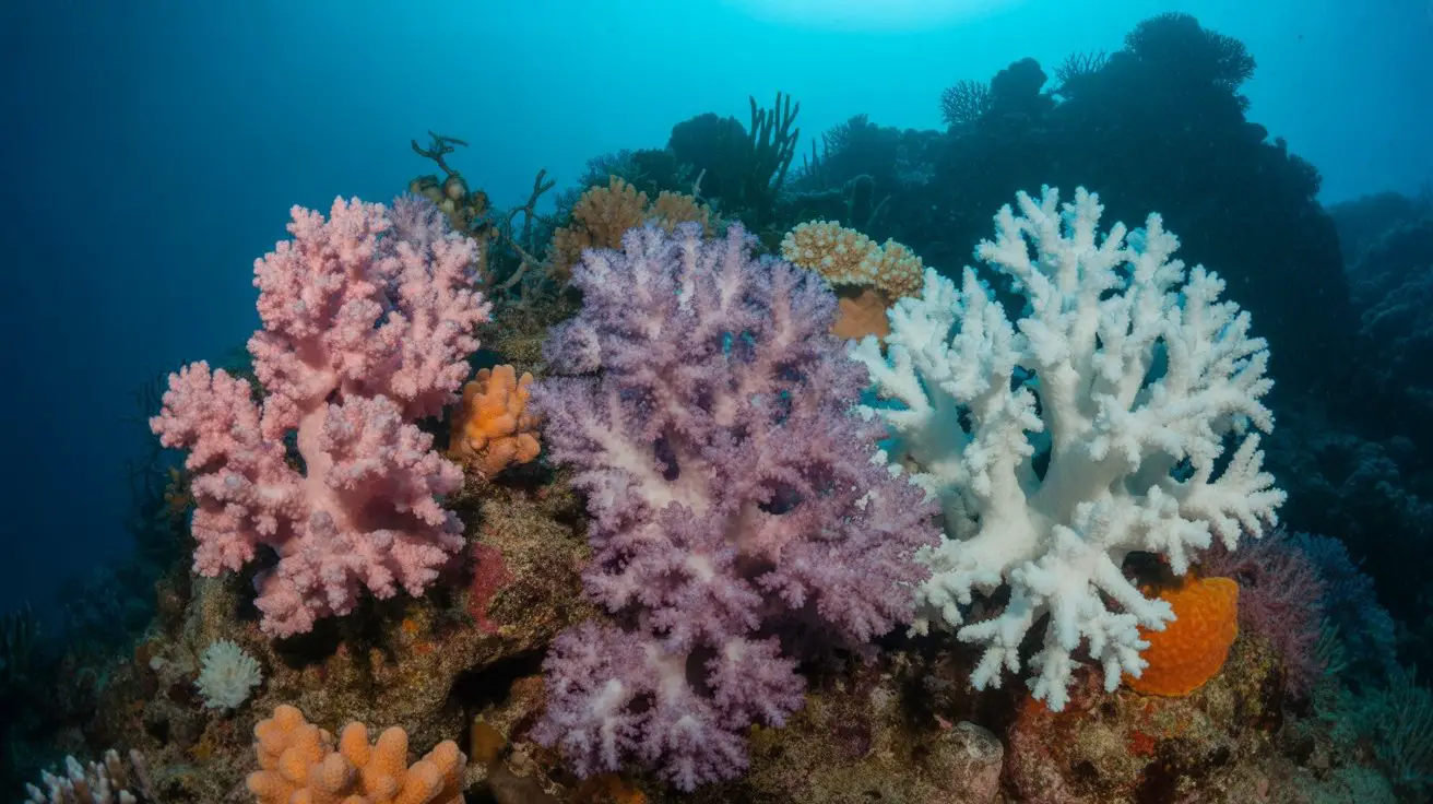 coral bleaching visual stages