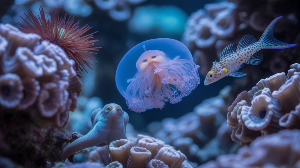 coral reef s unusual inhabitants