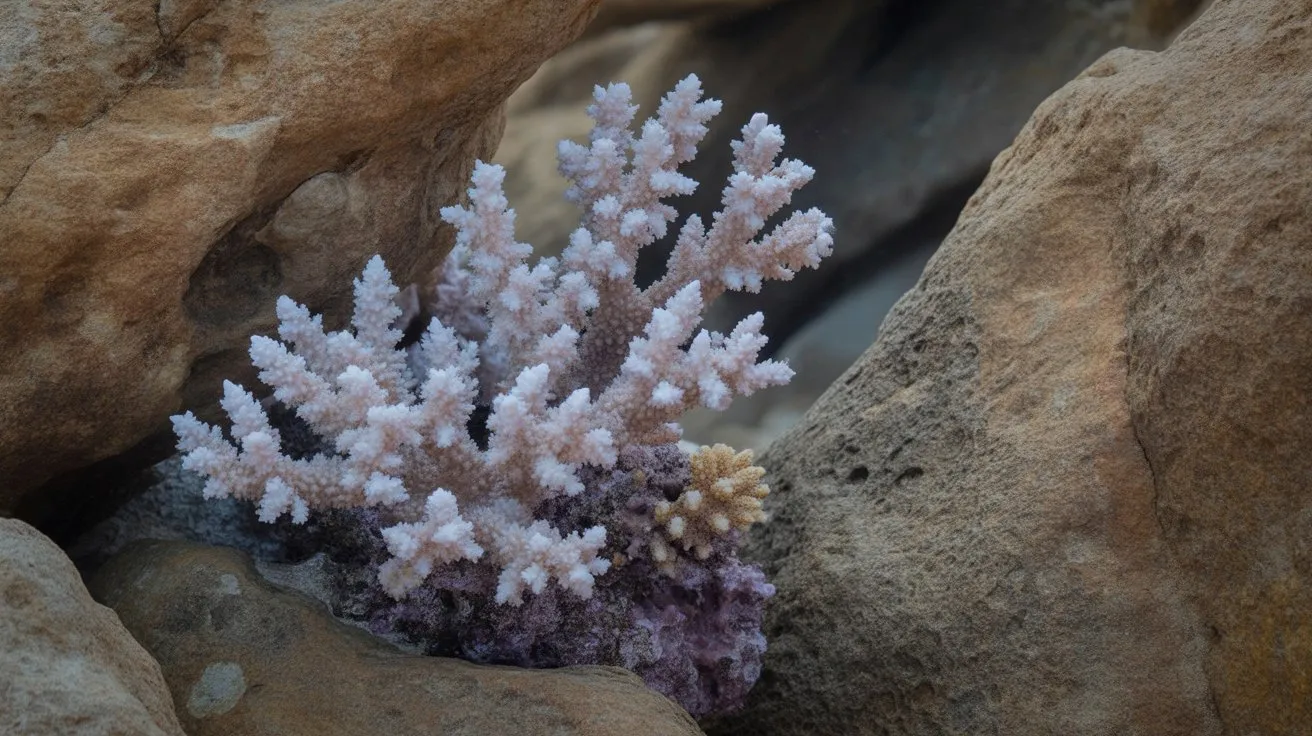 coral versus rock identification