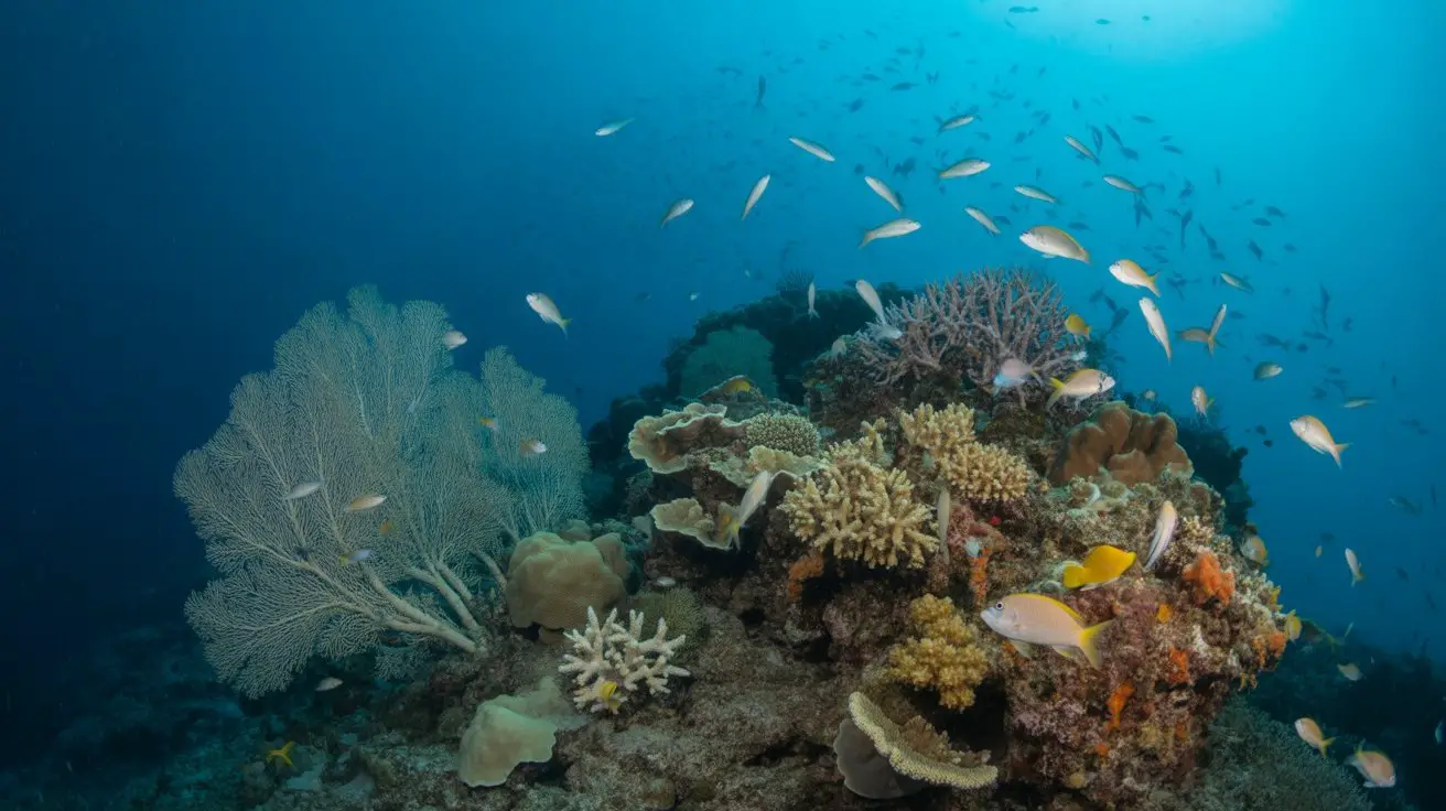 corals recovering after bleaching