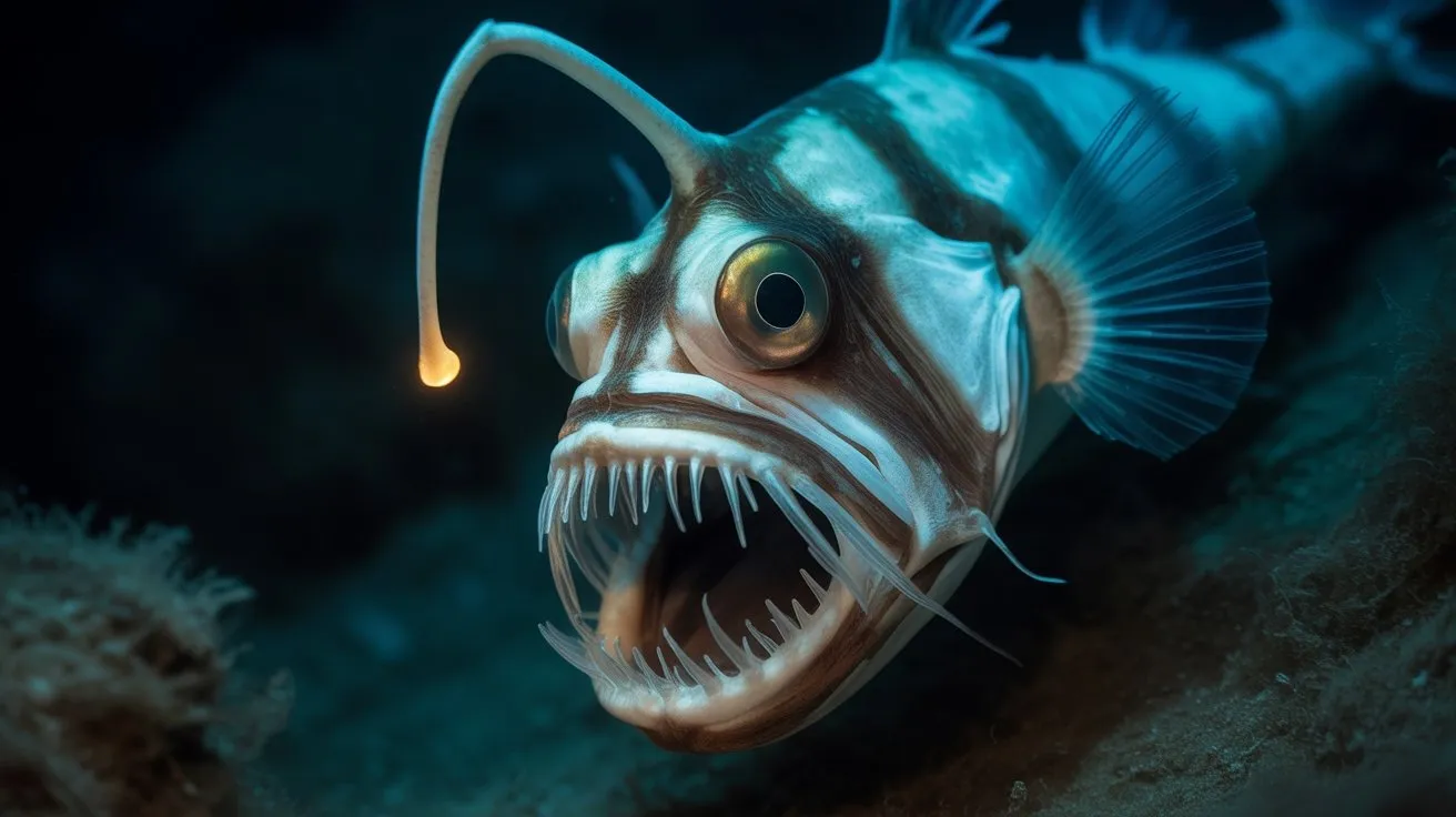 deep sea ambush predator anatomy