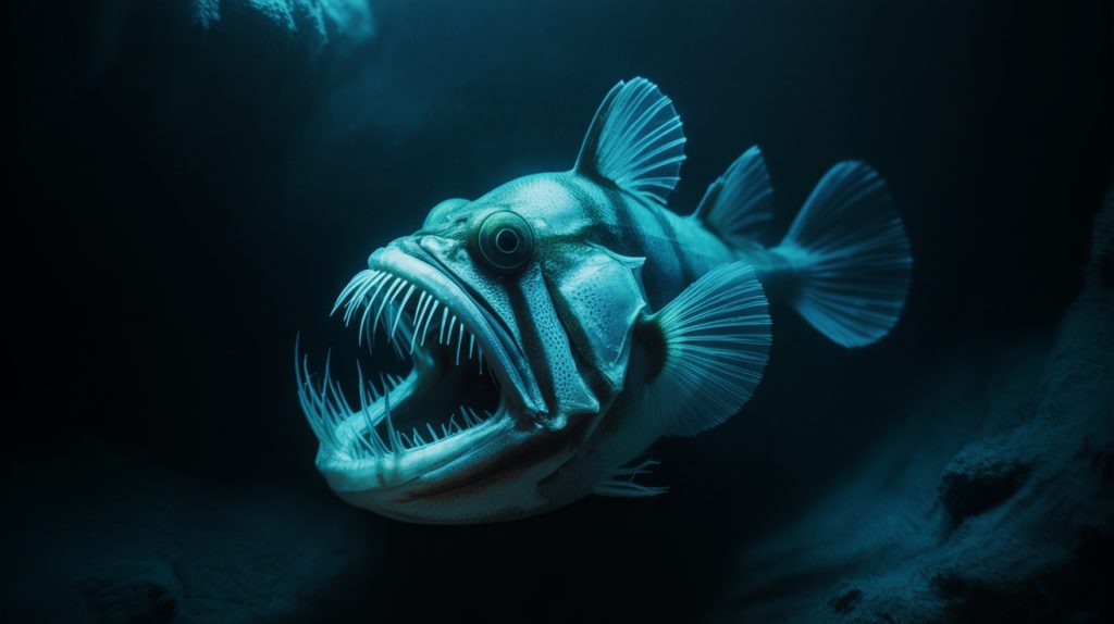 deep sea anglerfish lures