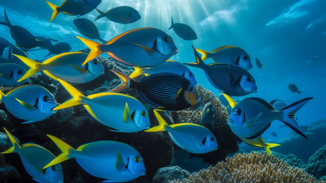 distinctive surgeonfish species characteristics