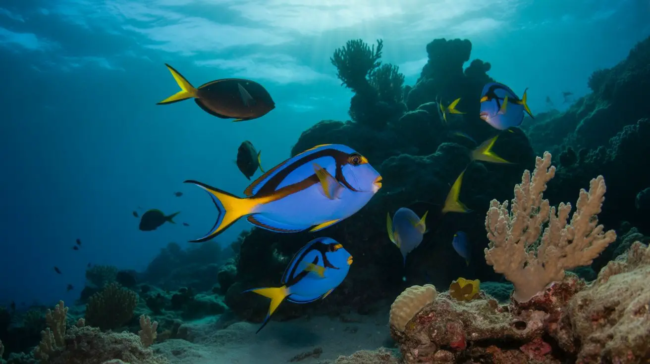 diverse surgeonfish snorkeling destinations