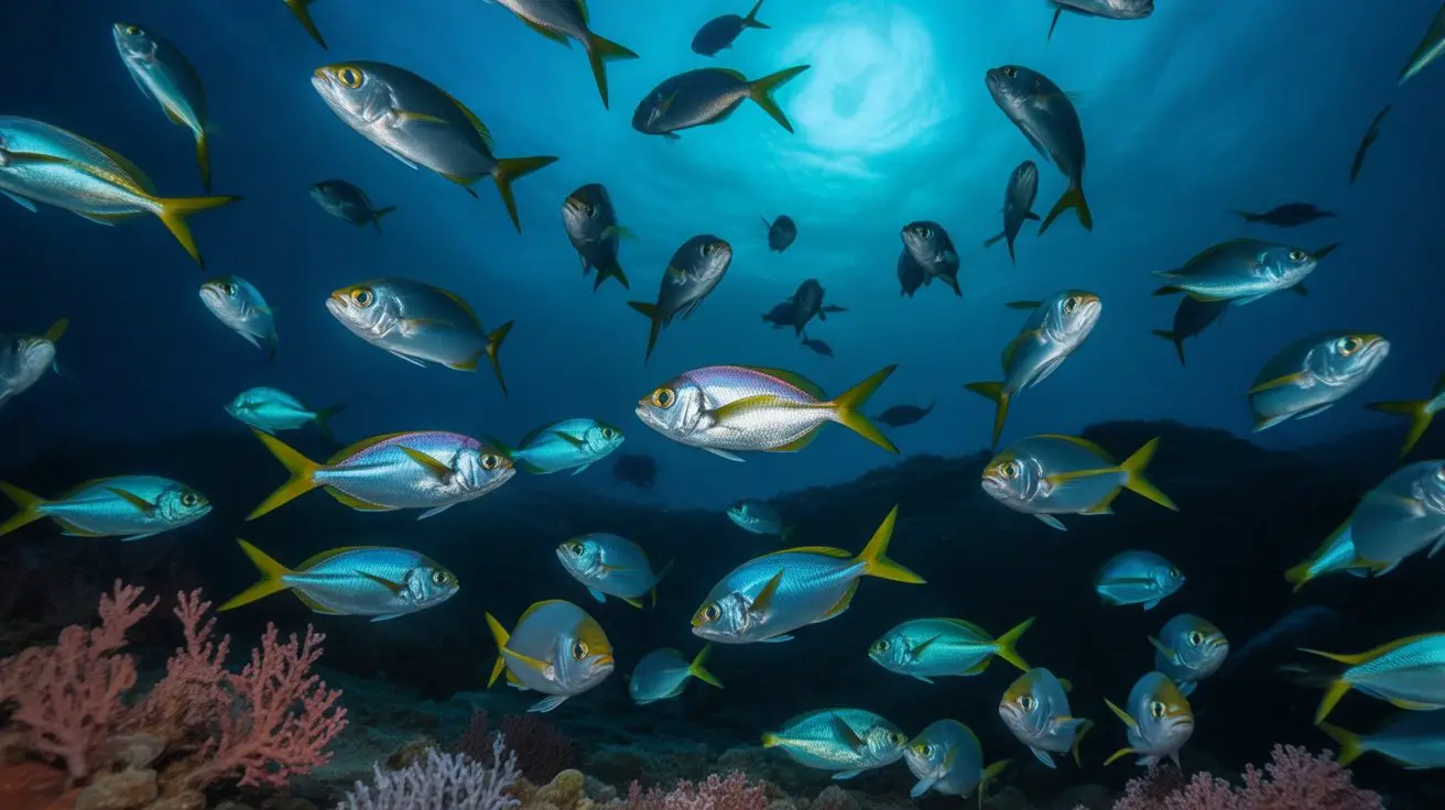 fish navigation using multi modal cues