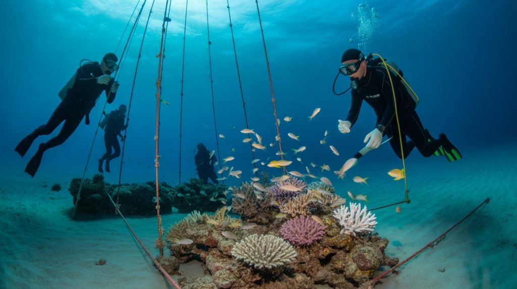 measuring coral restoration success