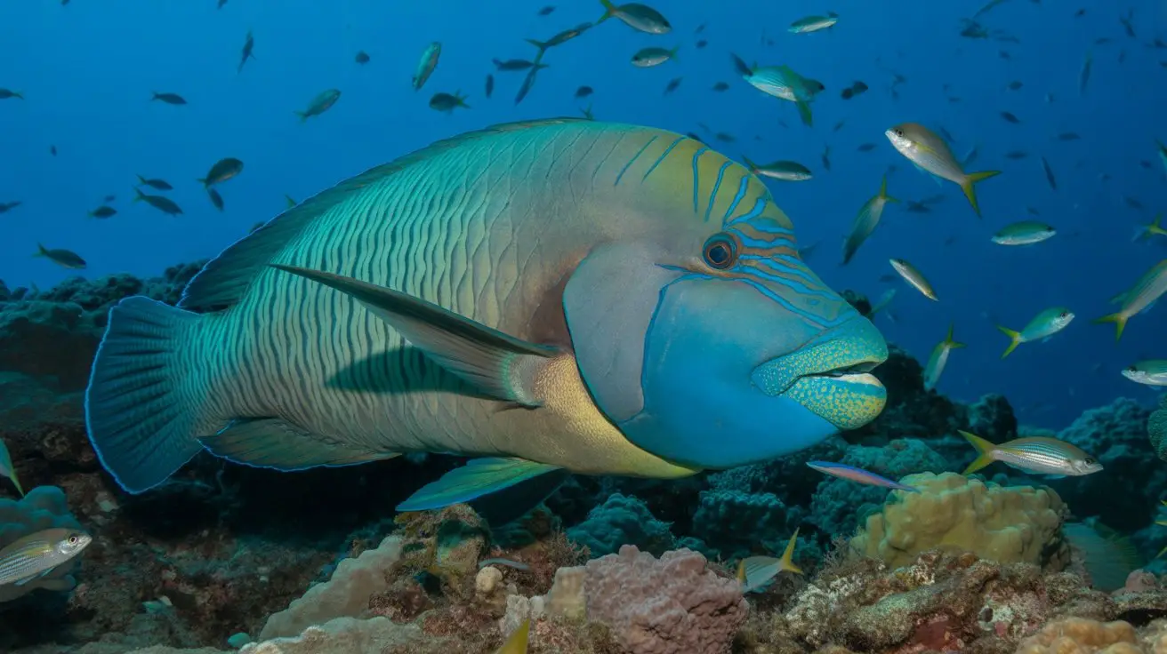 napoleon wrasse regulates reef health