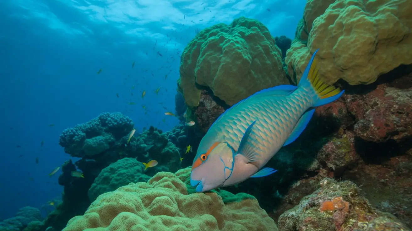 parrotfish control algal growth