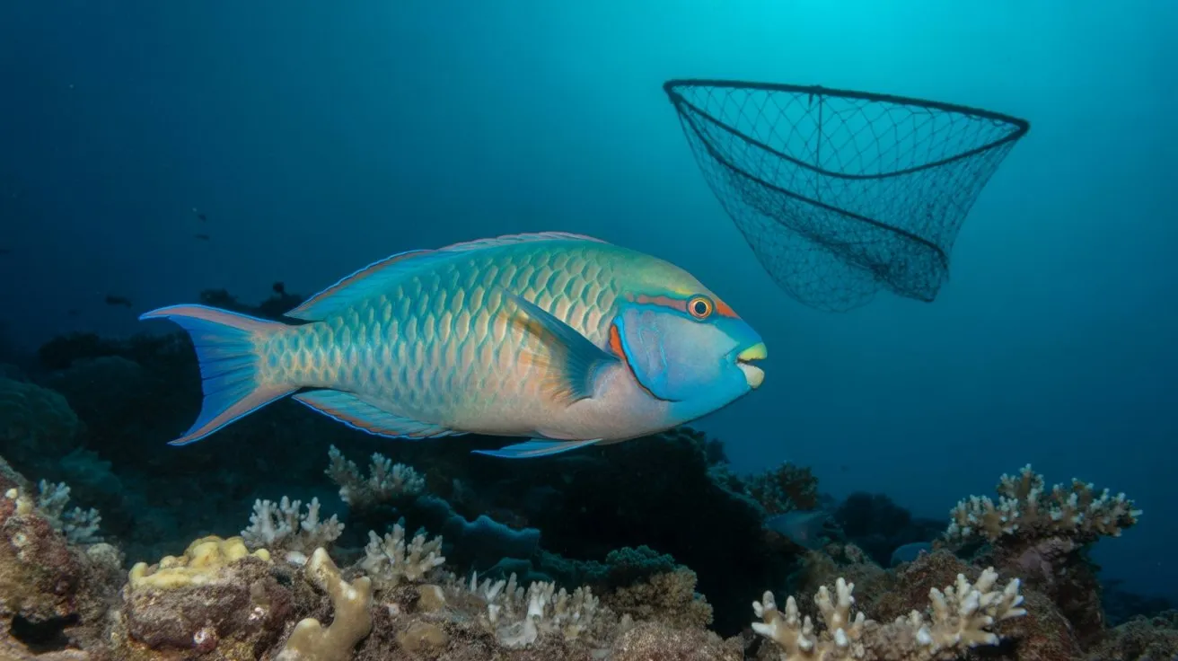 parrotfish population decline threats