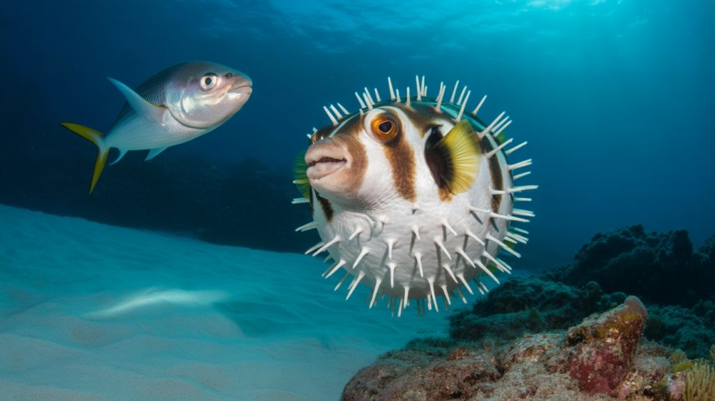 pufferfish predator defense strategies