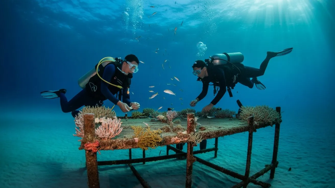 rebuilding coral reef ecosystems