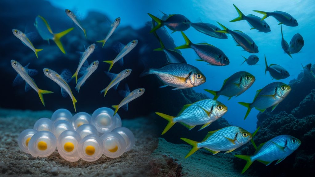 reproductive cycles in ocean fish