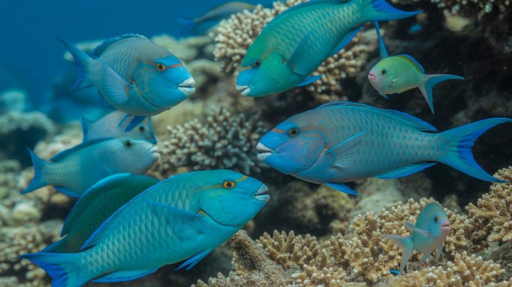 sequential hermaphroditism in parrotfish