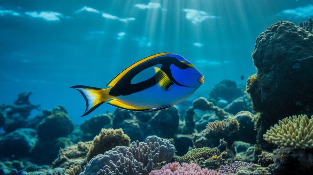 surgeonfish thrive in reefs