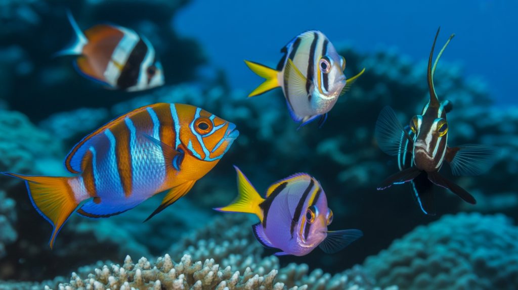 vibrant marine life showcase